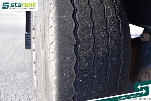 Отворено полуремарке с брезент KRONE Hubdach Liftachse Palettenkasten XL Zertifikat