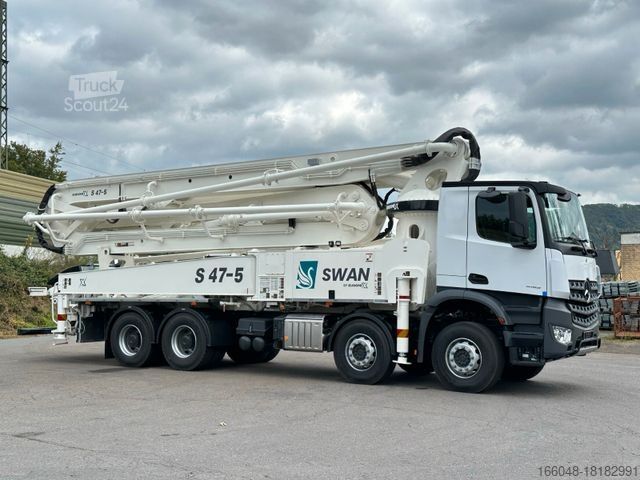 Camión bomba de hormigón MERCEDES-BENZ Arocs 5 4142 8x4 SWAN TSP 47-5 160RZ ( 47m )