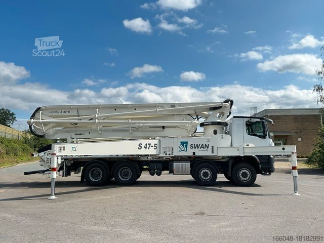 Camión bomba de hormigón MERCEDES-BENZ Arocs 5 4142 8x4 SWAN TSP 47-5 160RZ ( 47m )
