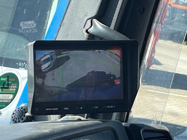 Roll-off-kippi kuorma-auto MAN TGS 35.430 8x4 Abrollkipper mit Kran Funk