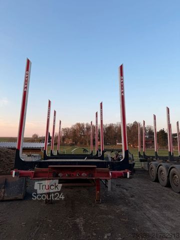 Remorque forestière à grumes Sdc SDC Trailers Holztransporter Holzanhänger