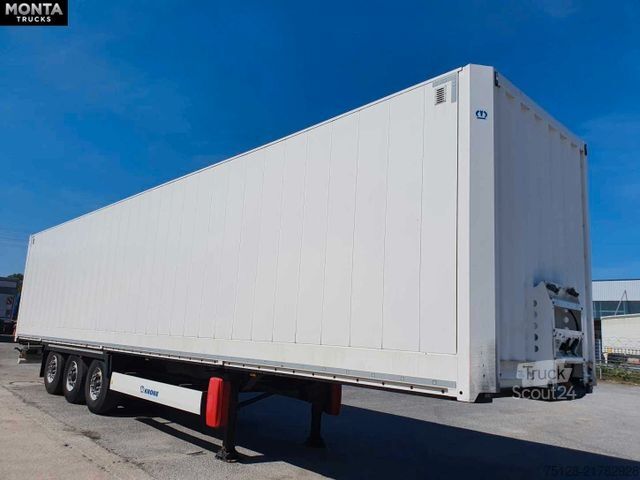 Semi-remorque fourgon KRONE Koffer Auflieger, BPW, Lochsystem, Liftachse 2x