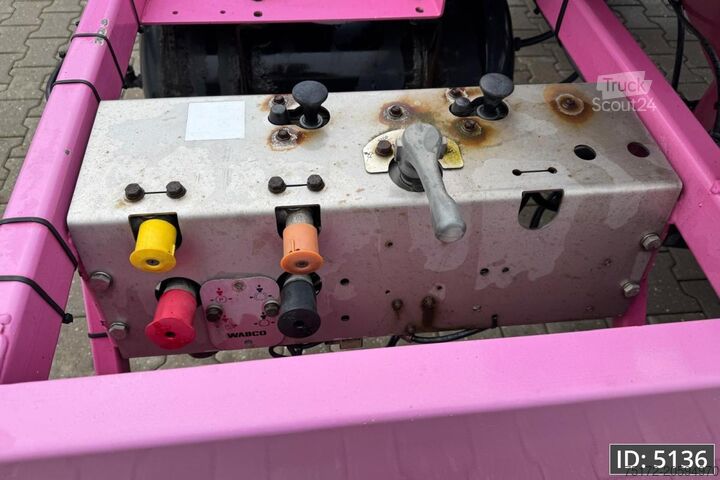 Konteyner taşımacılığı Broshuis 3UCC-39/45 Multi / 2x Extandable / 2x Lift Axle