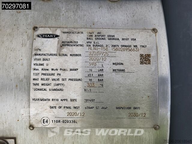 Standard-SZM Iveco S-Way 460 4X2 LNG! Retarder 2xTanks Alcoa's Navi