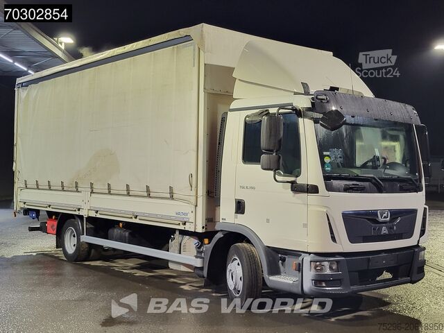 Schiebeplane MAN TGL 8.190 TGL 4X2 8tonner Curtainsider Ladebord...