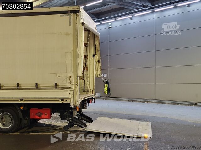Curtain sided MAN TGL 8.190 TGL 4X2 8tonner Curtainsider Ladebord...