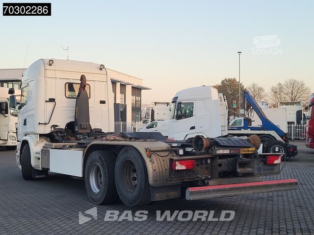 Hakenarmsystem Scania G450 6X2 HIAB XR21Z59 containersystem 3-pedals ...