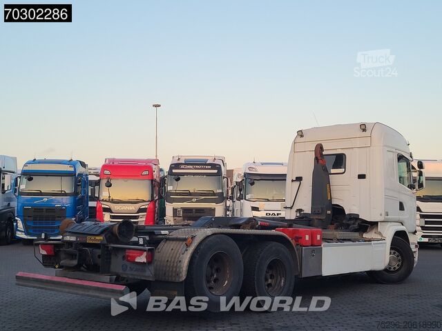 Sistem de braț cu cârlige Scania G450 6X2 HIAB XR21Z59 containersystem 3-pedals ...