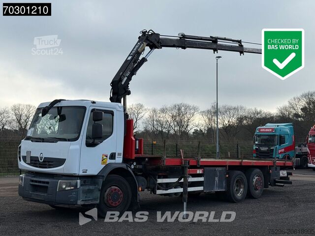 Lastplattform Renault Premium 410 6X2 Terex 120.2E - A3L Kran Crane L...