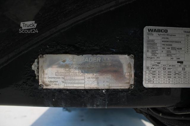 Semiremorcă cisternă SCHRADER Z-STA 24-44,3/4 -Diesel/Benzin PEILSTAB Nr.: 918