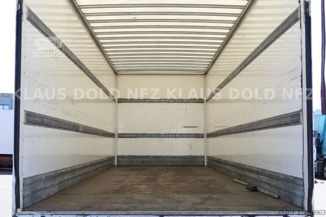 Tovorno vozilo s ravno platformo in ponjavo VOLVO FM 330 Koffer XL-Tank LBW Euro 5
