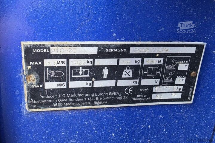 Saksinostin JLG 210-25 Diesel, 4x4 Drive, 23m Working Height, 1000