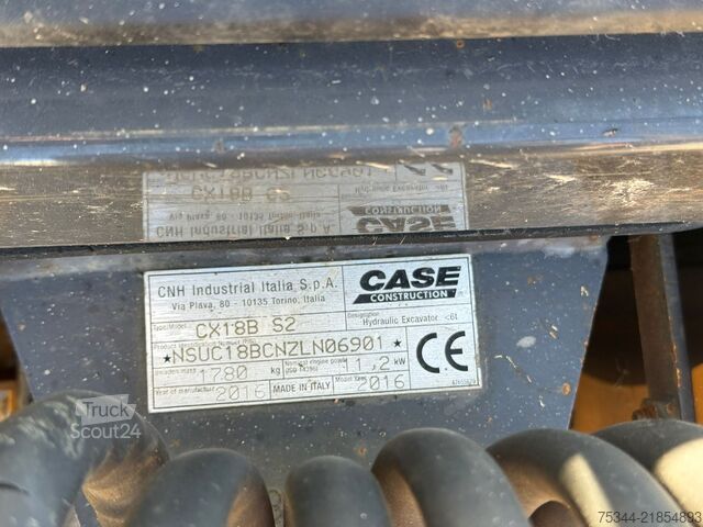 Minikotró Case CX 18B S2