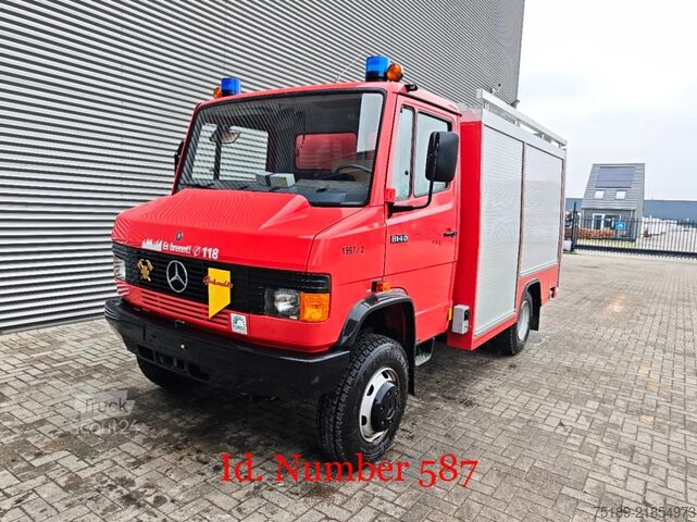 Пожежна машина Mercedes-Benz 814 DA 4x4 Manual Gerbox Service books!