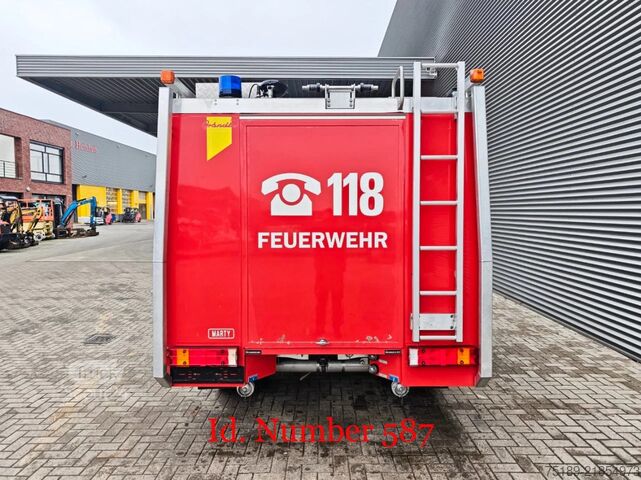Brandbil Mercedes-Benz 814 DA 4x4 Manual Gerbox Service books!