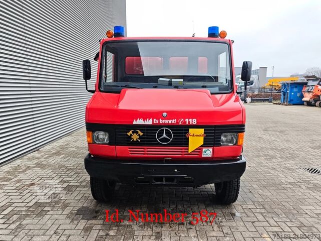 Пожежна машина Mercedes-Benz 814 DA 4x4 Manual Gerbox Service books!