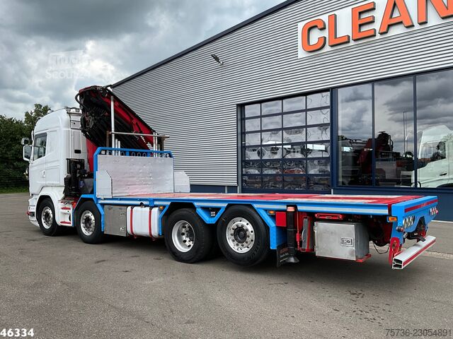  Scania R 580 8x2 V8 Retarder Euro 6 HMF 50 Tonmeter la...