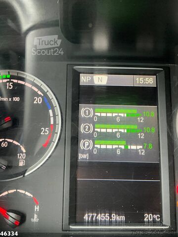  Scania R 580 8x2 V8 Retarder Euro 6 HMF 50 Tonmeter la...
