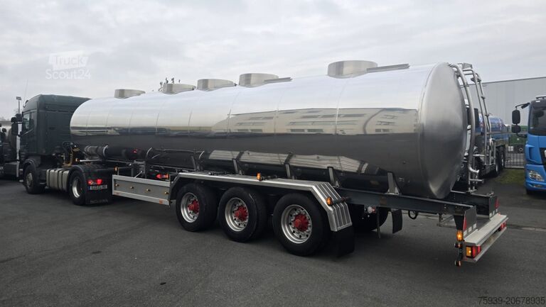 Cisterninė puspriekabė Magyar Edelstahltankauflieger 27500 - 5 Kammern