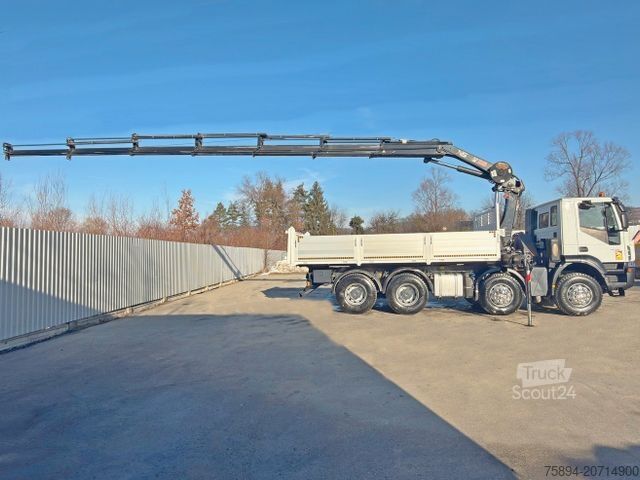 Truck mounted crane IVECO TRAKKER * HIAB 211 E - 6 HIDUO+ FUNK / 8x4 *TOP