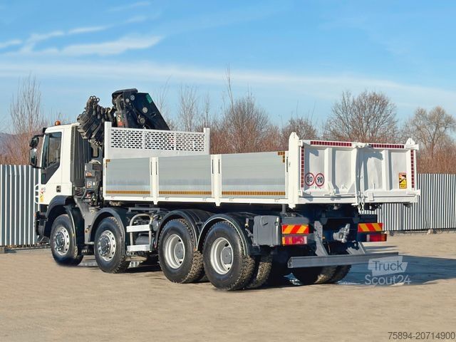 Truck mounted crane IVECO TRAKKER * HIAB 211 E - 6 HIDUO+ FUNK / 8x4 *TOP