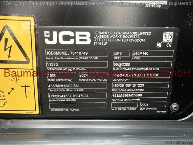 Телескопический погрузчик JCB 540-140 +Arbeitsbühne
