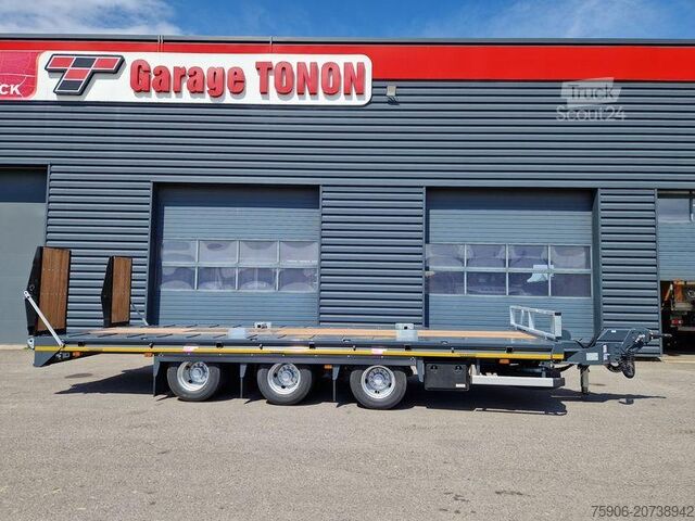 Przyczepa do przewozu samochodów Gourdon PEB 310