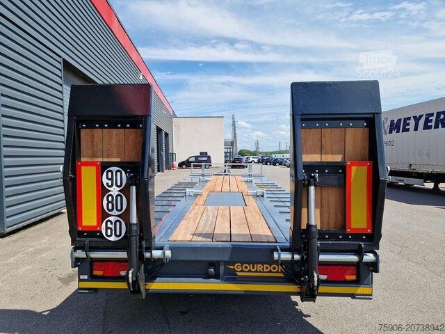 Przyczepa do przewozu samochodów Gourdon PEB 310