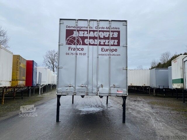 Wissellaadbak met boxstructuur  BDF-System 7.82m, Heck mit Portaltüren,