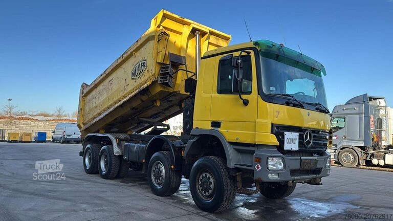 Tipper Mercedes-Benz Actros 4141 (8X8 / LAMES / GRAND PONT / V6 / BO...