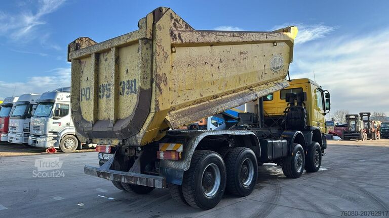 Tipper Mercedes-Benz Actros 4141 (8X8 / LAMES / GRAND PONT / V6 / BO...