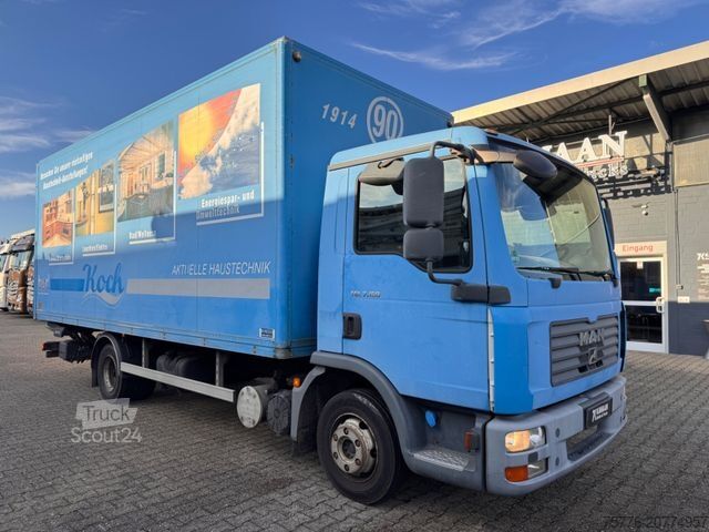 Vrachtwagen met bakwagen MAN TGL   7.150  Koffer LBW Manuelle Schaltung