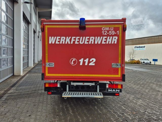 Camion per usi speciali MAN LE 9.150 Feuerwehr Schmitz GW-6 Gerätewagen