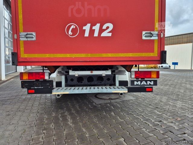 Camion per usi speciali MAN LE 9.150 Feuerwehr Schmitz GW-6 Gerätewagen