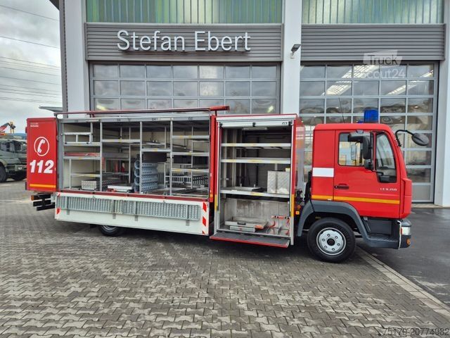 Camion per usi speciali MAN LE 9.150 Feuerwehr Schmitz GW-6 Gerätewagen