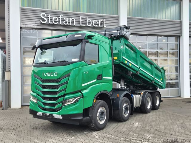 Tipper truck IVECO AS360X50Z/P HR ON+ 8x4 Meiller AHK Intarder Cam