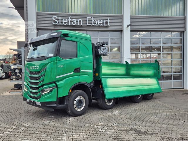 Tipper truck IVECO AS360X50Z/P HR ON+ 8x4 Meiller AHK Intarder Cam