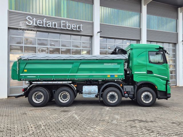 Tipper truck IVECO AS360X50Z/P HR ON+ 8x4 Meiller AHK Intarder Cam