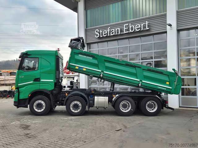 Tipper truck IVECO AS360X50Z/P HR ON+ 8x4 Meiller AHK Intarder Cam