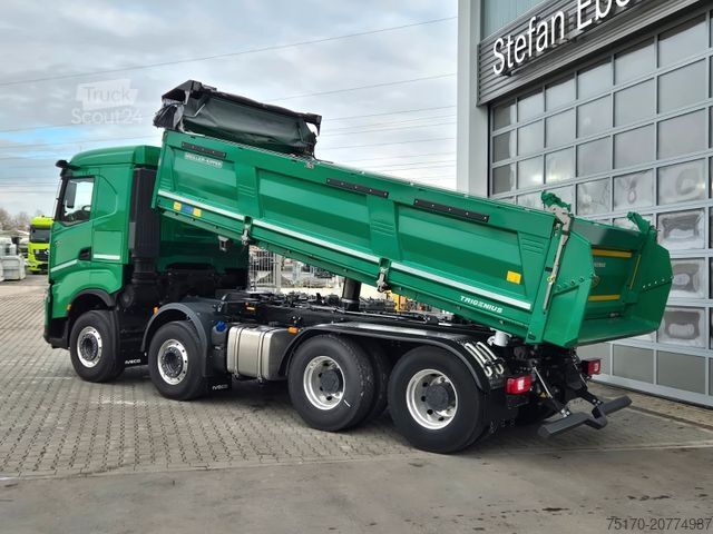 Tipper truck IVECO AS360X50Z/P HR ON+ 8x4 Meiller AHK Intarder Cam