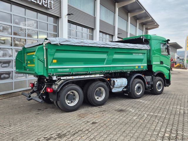 Tipper truck IVECO AS360X50Z/P HR ON+ 8x4 Meiller AHK Intarder Cam