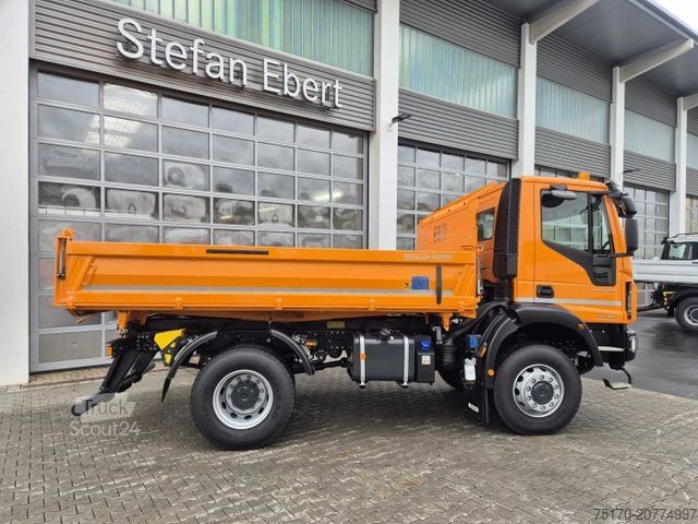Autocarro ribaltabile IVECO ML150E28W 4x4 Meiller Dreiseitenkipper 2xAHK