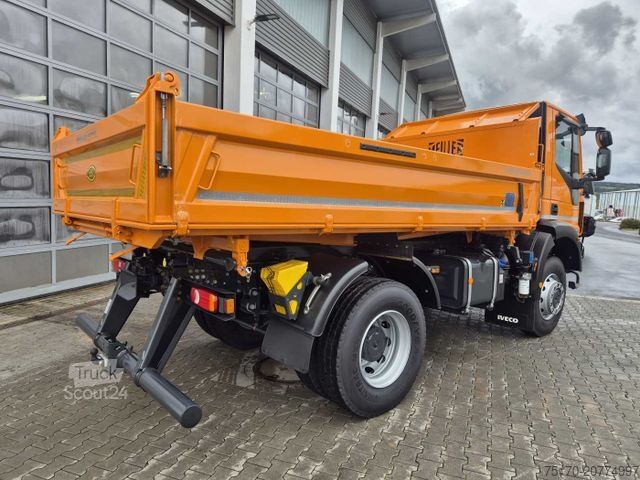 Autocarro ribaltabile IVECO ML150E28W 4x4 Meiller Dreiseitenkipper 2xAHK