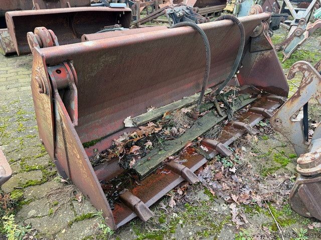 Chargeuse sur pneus ATLAS 4+1 Schaufel, Klappschaufel, S.W.S., Zähne