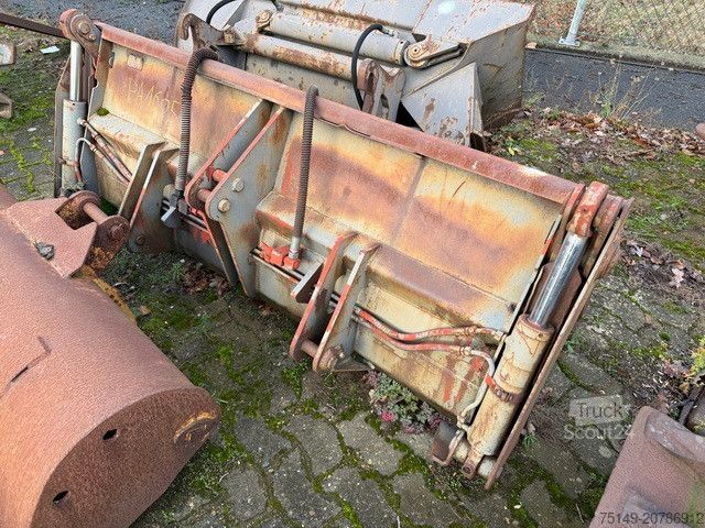 Chargeuse sur pneus ATLAS 4+1 Schaufel, Klappschaufel, S.W.S., Zähne