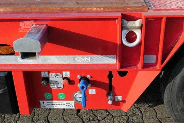 Zema profila puspiekabe GVN 4GVN, Lenk-Lift, hydr. Rampen, Verbreiterbar