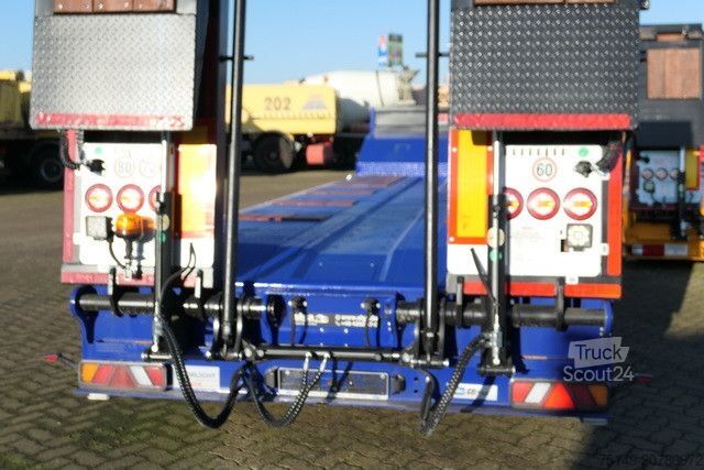 Zema profila puspiekabe GVN 4GVN, Verbreiterbar, hydr. Rampen, Lift-Lenk