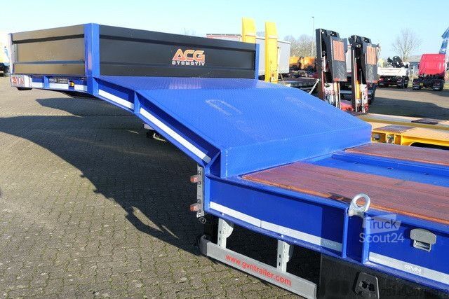 Zema profila puspiekabe GVN 4GVN, Verbreiterbar, hydr. Rampen, Lift-Lenk