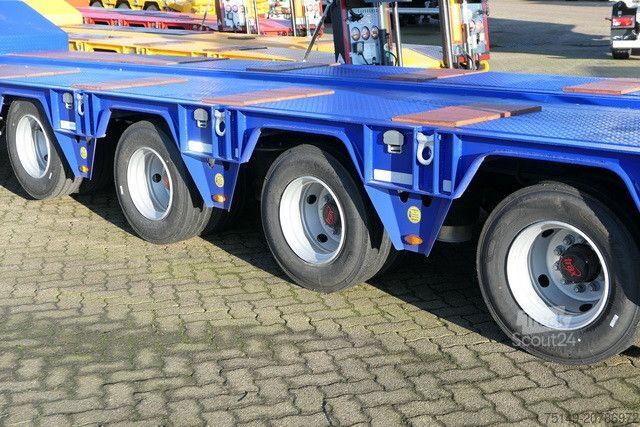 Zema profila puspiekabe GVN 4GVN, Verbreiterbar, hydr. Rampen, Lift-Lenk