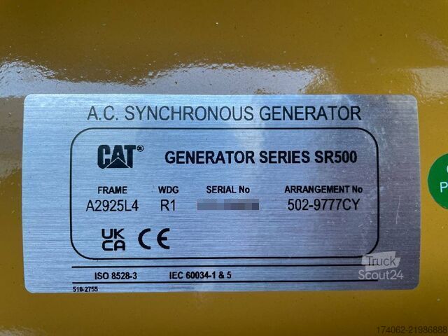 Agregado Caterpillar DE400E0 - C13 - 400kVA Generator - DPX-18023